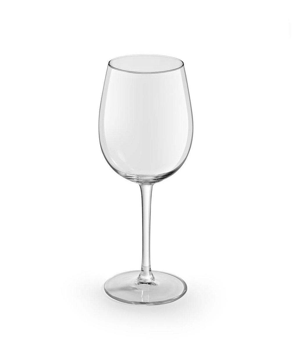ROYAL LEERDAM Verre à Vin Carré Optic 52 Cl - Lot De 6 Avec Effet Diamant, Élégance Raffinée