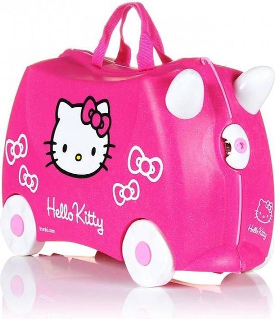 Trunki Ride-On Hello Kitty Kinderkoffer - 46 cm - Roze