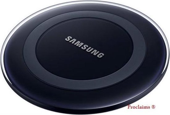 Discrimineren Spit Auto Samsung Galaxy S7, S7 Edge wireless charger draadloze oplader pad Zwart -  Proclaims | bol.com