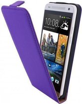 Mobiparts Premium Flip Case HTC One Mini Purple