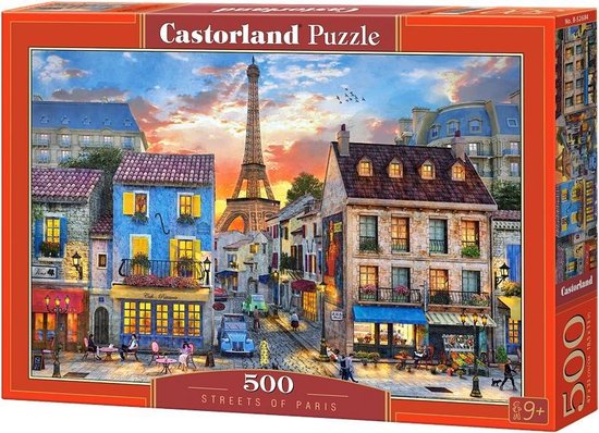 Castorland Streets of Paris 500 pcs Jeu de puzzle 500 pièce(s) Ville