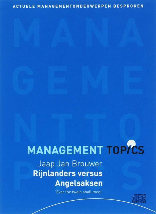 Cover van het boek 'Management topics / Het Rijnlandse en Angelsaksische model' van J.J. Brouwer