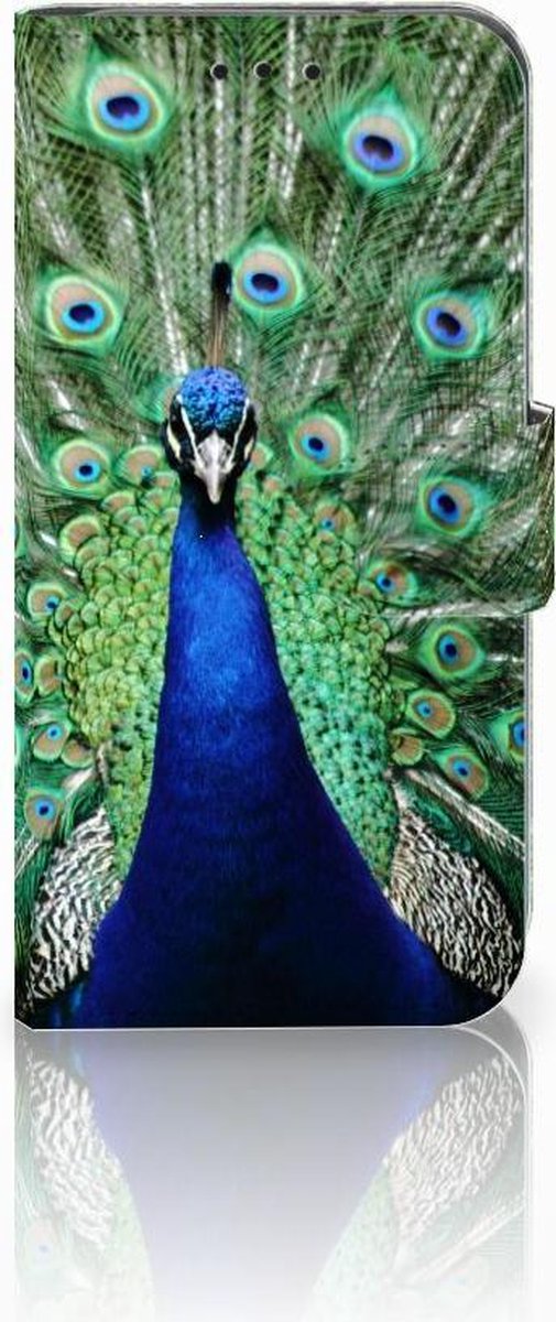 Samsung Galaxy S10e Telefoonhoesje met Pasjes Pauw