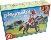 PLAYMOBIL Arabisch Renpaard met Paardenbox - 5112