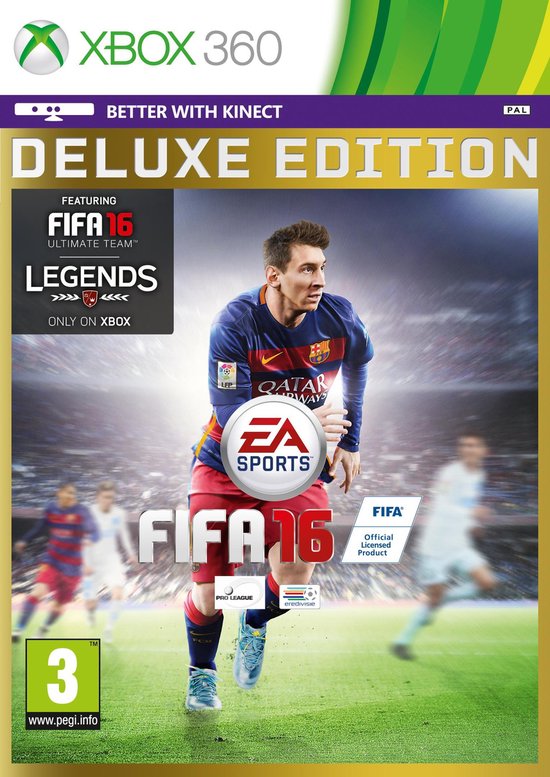 Electronic Arts FIFA 16 Deluxe Edition, Xbox 360 Standard+DLC | Jeux |  bol.com