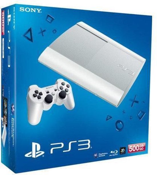 [Consoles] PlayStation 3 Super Slim 500GB Wit (Boxed) Goed