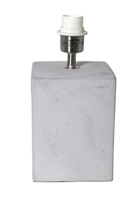 Light and living Lampvoet zuil 15x15x29 cm BONN beton 1