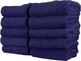 Katoenen Handdoek - Donkerblauw - Set van 9 Stuks - 70x140 cm - Heerlijk zachte badhanddoeken