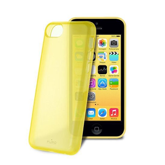 PURO iPhone 5C Plasma Cover - Geel