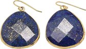 Edelstenen oorbellen Lapis Lazuli Gold - oorhanger - blauw - lapislazuli - goud