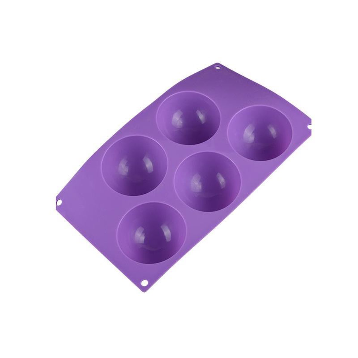 Kitchen Princess - Siliconen Bakvorm Halve Bollen 8cm - Halfrond Rond - 5 Stuks
