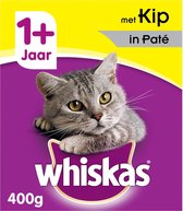 Whiskas Blik Adult Pate Kip - 12 x 400 gr