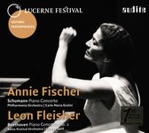 Annie Fischer & Leon Fleisher - Schumann: Piano Concerto, Op. 54 & Beethoven: Piano Concerto No. 2 (CD)