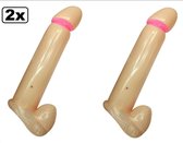 2x Penis opblaasbaar 1 meter