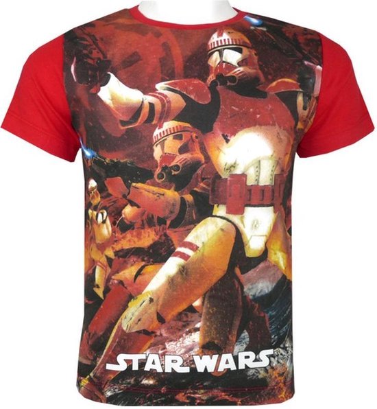 Star Wars shirt maat 104 rood