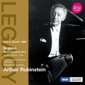 Arthur Rubinstein, Kölner Rundfunk-Sinfonie-Orchester - Brahms: Piano Concerto No.2 (Live in Zurich 1966) (CD)