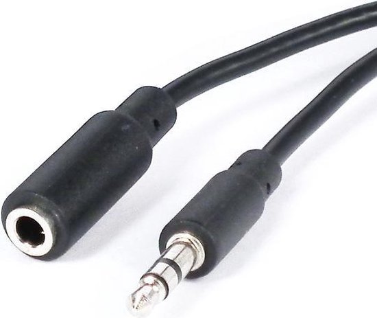 Clicktronic 3,5 mm AUX naar cinch adapterkabel, stereo/MP3 audio verlengkabel, hoofdtelefoonverlenging, 3,5 mm jackverlenging, 2 m lengte Clicktronic 3,5 mm AUX naar cinch adapterkabel, stereo/MP3 audio verlengkabel, hoofdtelefoonverlenging, 3,5 mm jackverlenging, 2 m lengte