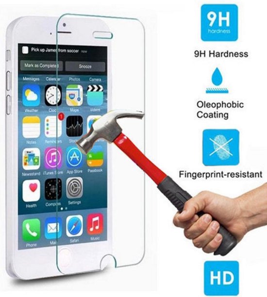 Glazen Screen protector Tempered Glass 2.5D 9H (0.3mm) voor iPhone 4/4S