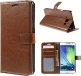 Cyclone wallet hoesje Samsung Galaxy A7 bruin