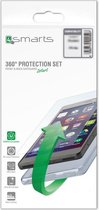 4Smarts 360º Protection Set: TPU Cover + Glas Screenprotector - Transparant voor: Huawei Nova