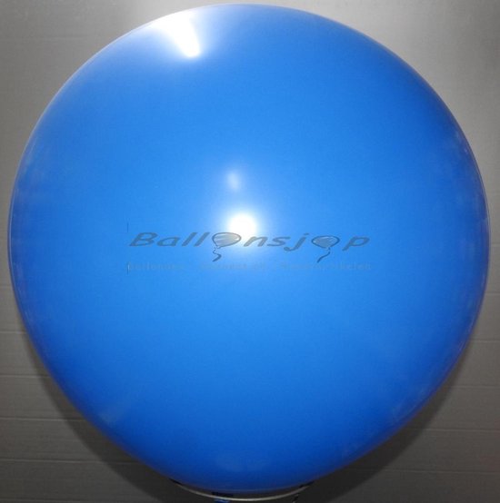 reuze ballon 60 cm  24 inch blauw
