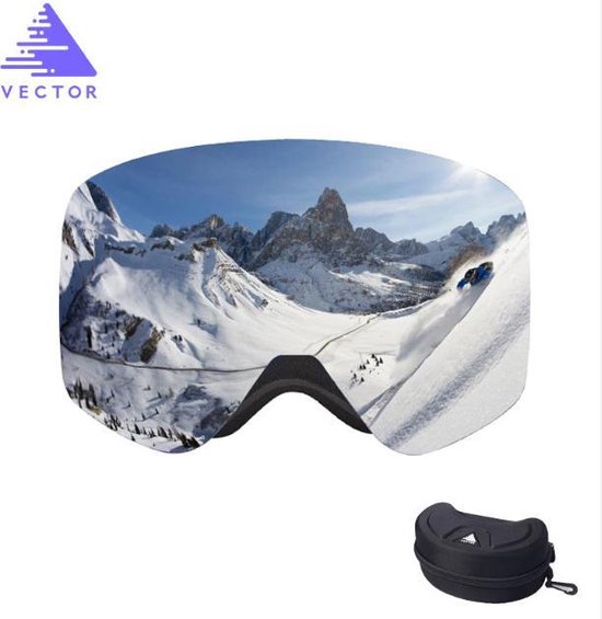 Misverstand handel passen Gepolariseerde Skibril Vector - Snowboardbril - Anti condens & UV protected  -... | bol.com