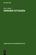 Arbeiten Zur Kirchengeschichte- Spener-Studien