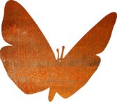 Vlinder  7 - silhouet van cortenstaal
