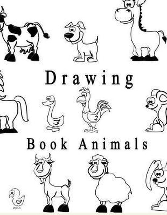 Drawing Book Animals, Dartan Creations+ 9781546736783 Boeken
