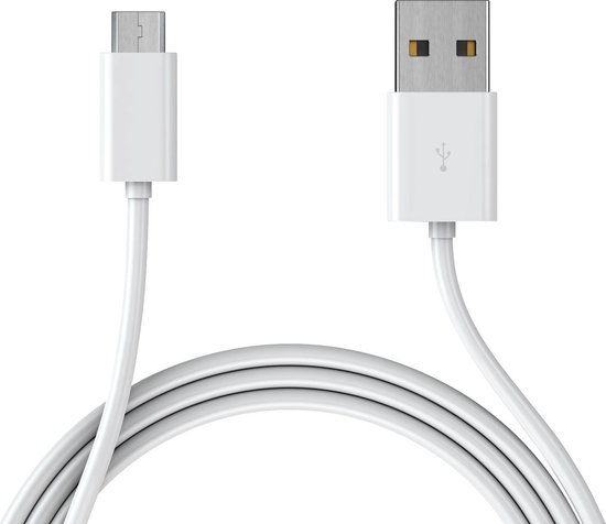 Câble USB - Micro USB blanc - 1M - Chargeurs USB - Chargeurs