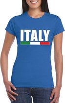 Blauw Italie supporter shirt dames M