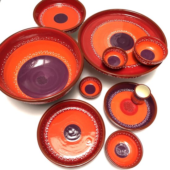 Bowls and Dishes pakket tapasservies Solo Rood | bol.com
