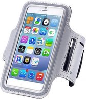 Sports armband case Zilver Silver voor Apple iPhone 7