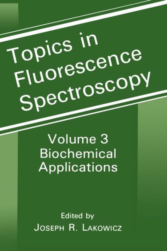 Topics in Fluorescence Spectroscopy - cover
