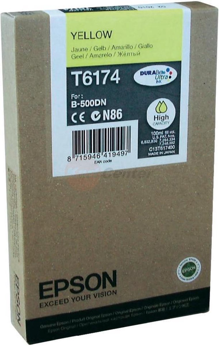 Epson T6174 - Inktcartridge / Geel