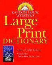 Dic Random House Webster's Large Print Dictionary