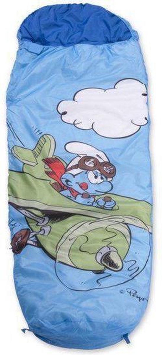 Smurf Airplane - Slaapzak - Blue - 65x165 cm