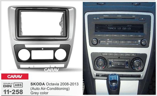 Skoda octavia 2008-2013 châssis d'installation d'autoradio | bol.com