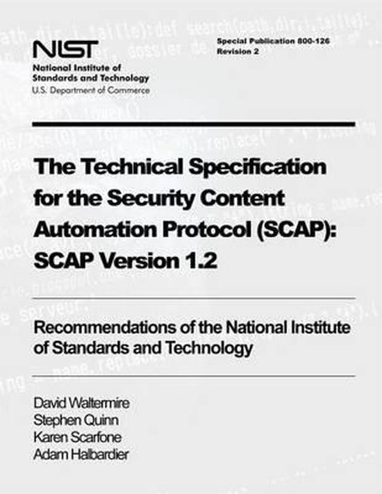 The Technical Specification for the Security Content Automat ... - cover