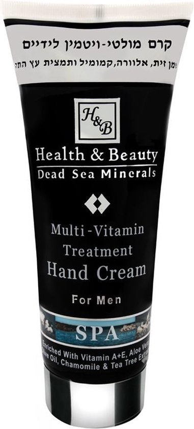 Crème pour les mains pour hommes avec filtre UV - 200 ml | bol.com