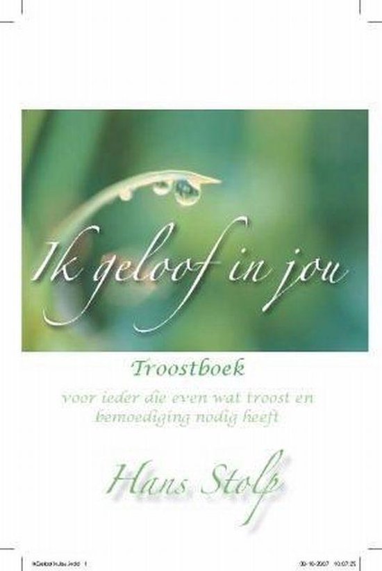 Cover van het boek 'Ik geloof in jou' van Hans Stolp