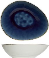 Bol à Esprit Cosy & Trendy - Ovale - 17x20,5x5,5 cm - Bleu - 6 pièces