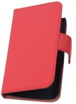Bookstyle Wallet Case Hoesjes voor LG G2 Rood