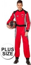 Grote maat Formule 1 coureur kostuum voor heren 56 (2xl) - Coureur outfit