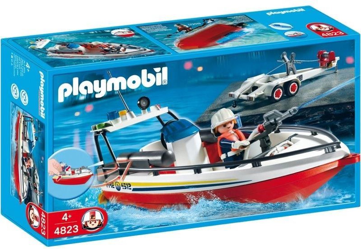 Playmobil Brandweerboot - 4823 | bol.com