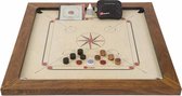 Grootmeester Carrom set - 15 kg. - Hardhout - Made in India Met Tafel Klasse en Geweldig