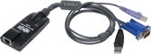 Tripp Lite B055-001-UV2CAC toetsenbord-video-muis (kvm) kabel Zwart