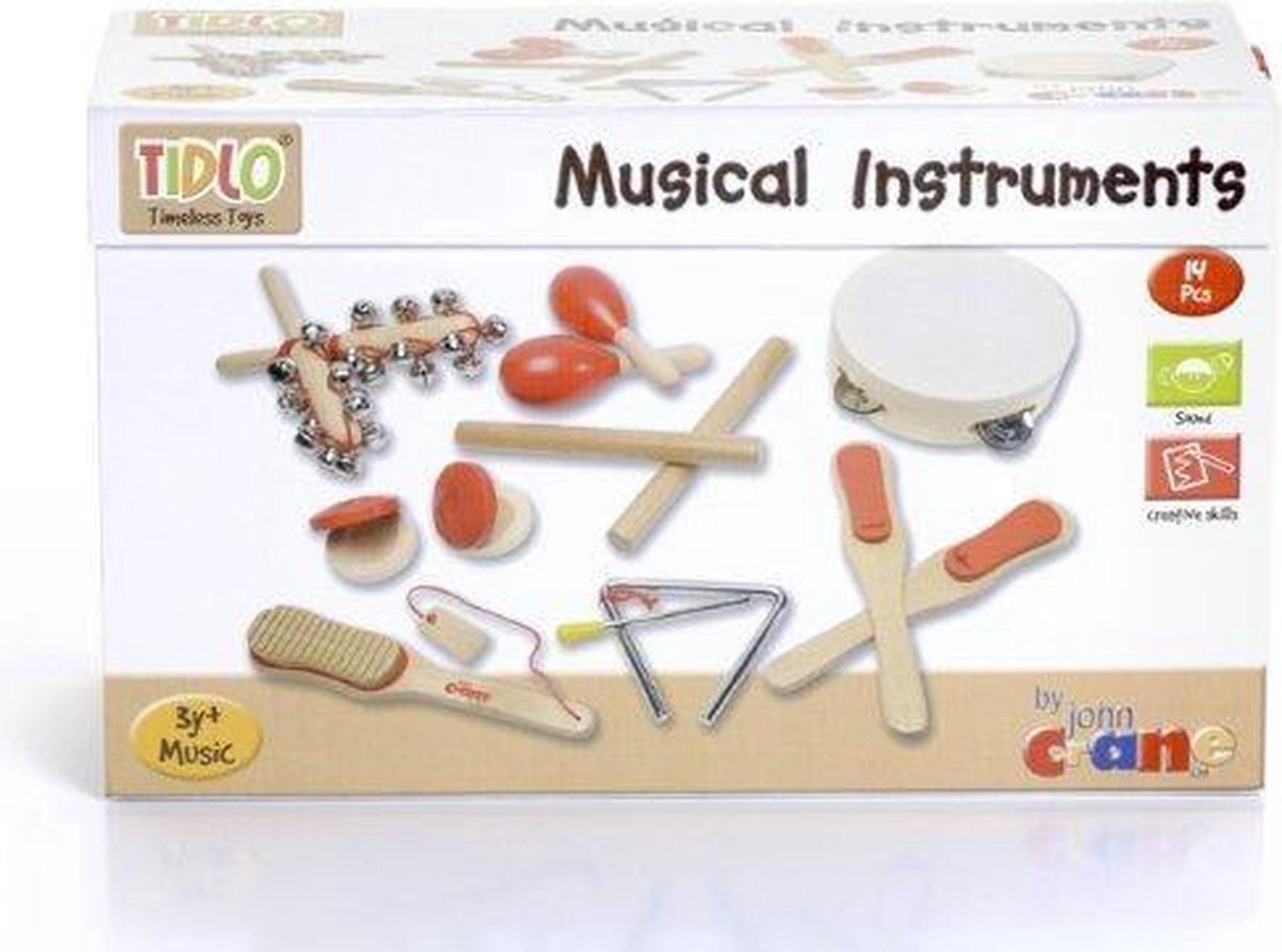 14PCS Instruments de Musique Jouets de Percussions Instruments