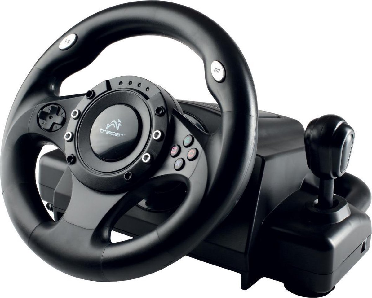 Tracer - Volant Drifter Playstation / PS2 / PS3 / PC - Avec un jeu de  course | bol.com