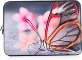 Laptop sleeve tot 15.6-16 inch met vlinder – Multicolour